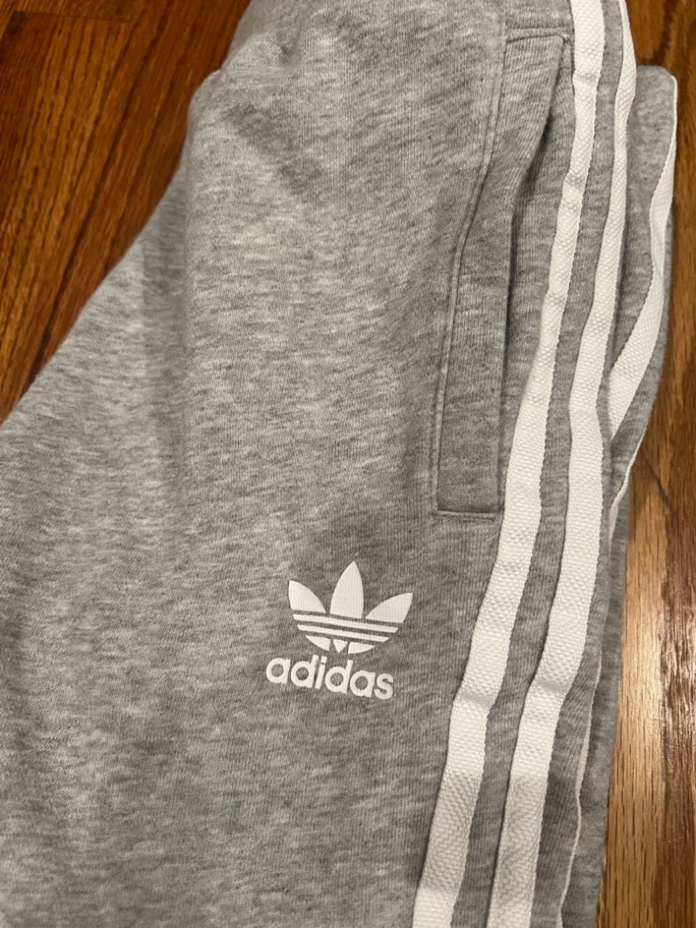 adidas Kids Sweatpants Trio - Gray & Navy - Picture 6 of 7